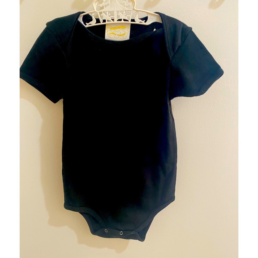 New! Kids Chubby Cherubs! Black Body Suit - Great for Halloween!